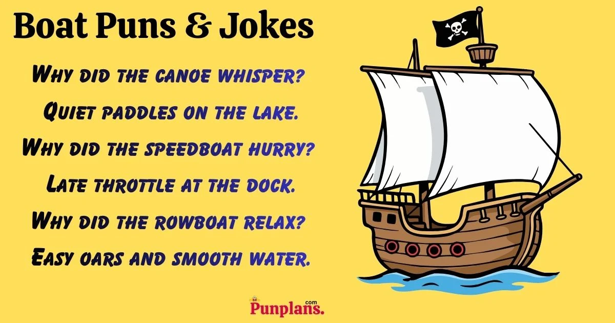 Boat Puns And Jokes