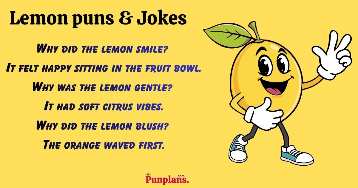Lemon Puns And Jokes