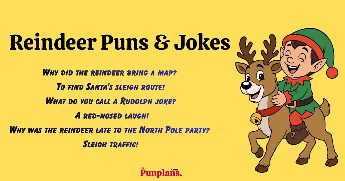 Reindeer Puns And Jokes