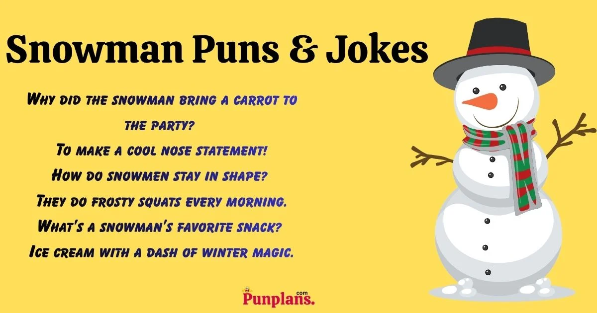 Snowman Puns And Jokes