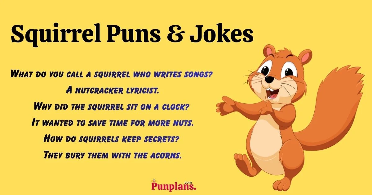Squirrel Puns And Jokes