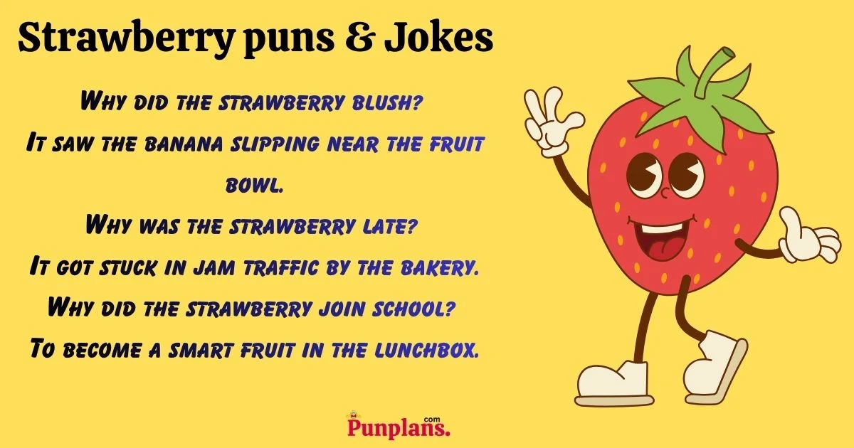 Strawberry Puns And Jokes