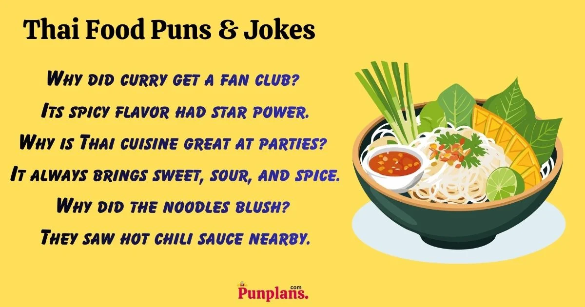 Thai Food Puns And Jokes
