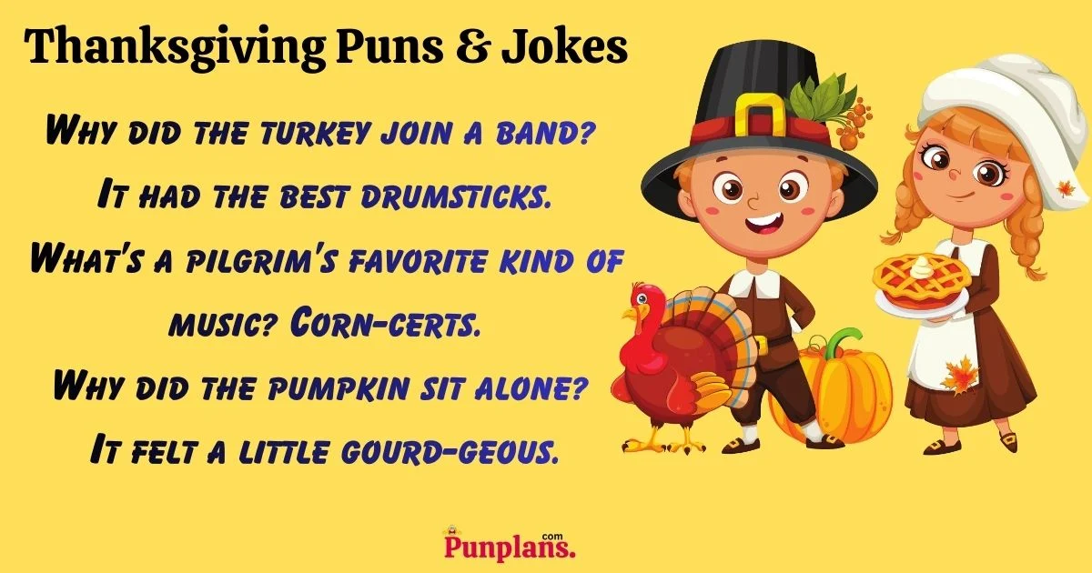 Thanksgiving Puns And Jokes