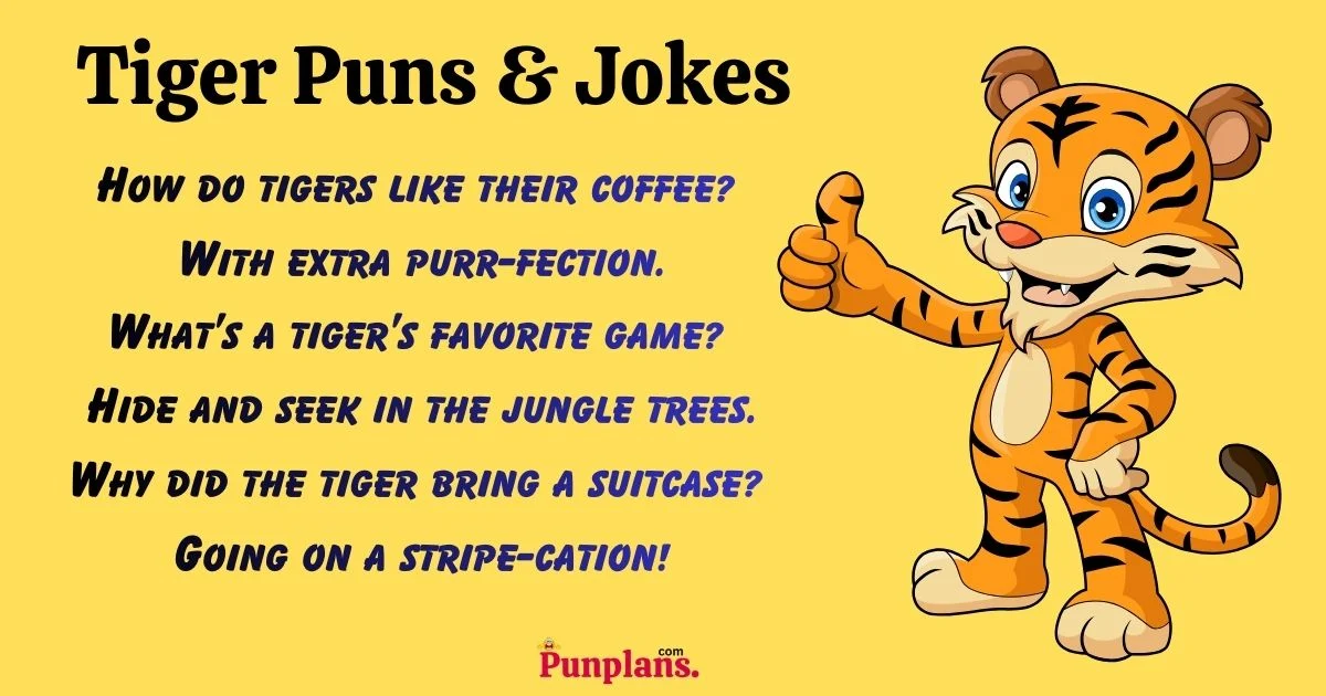 Tiger Puns And Jokes