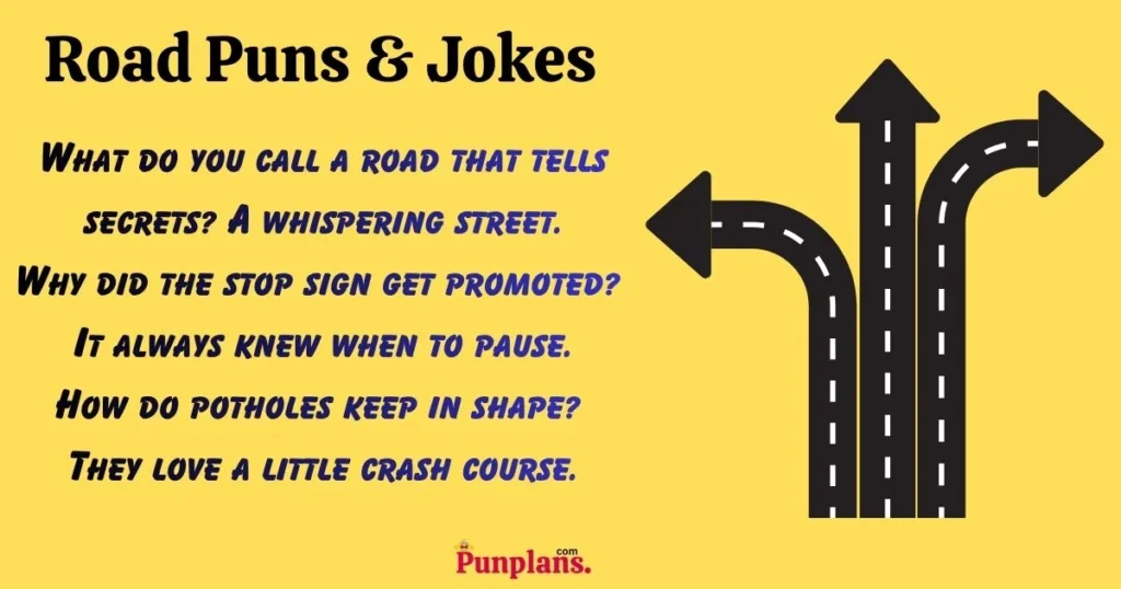 Road Puns And Jokes
