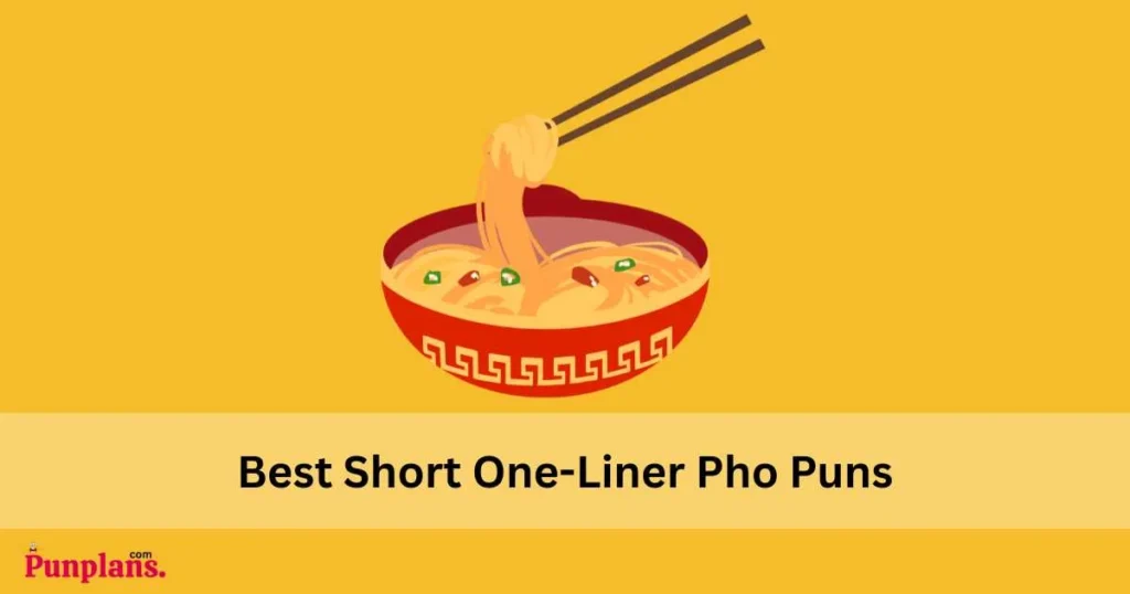 Best Short One Liner Pho Puns