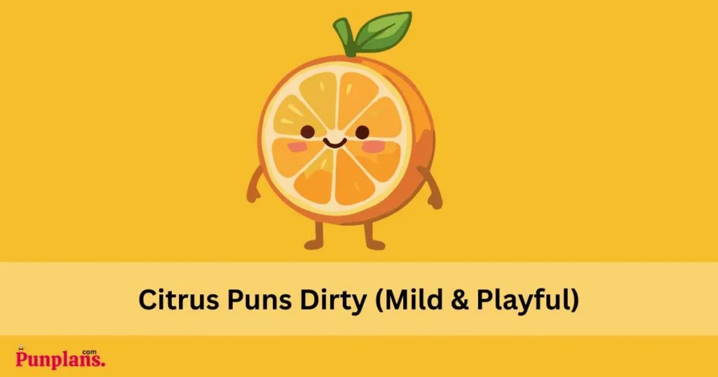 Citrus Puns Dirty Mild And Playful