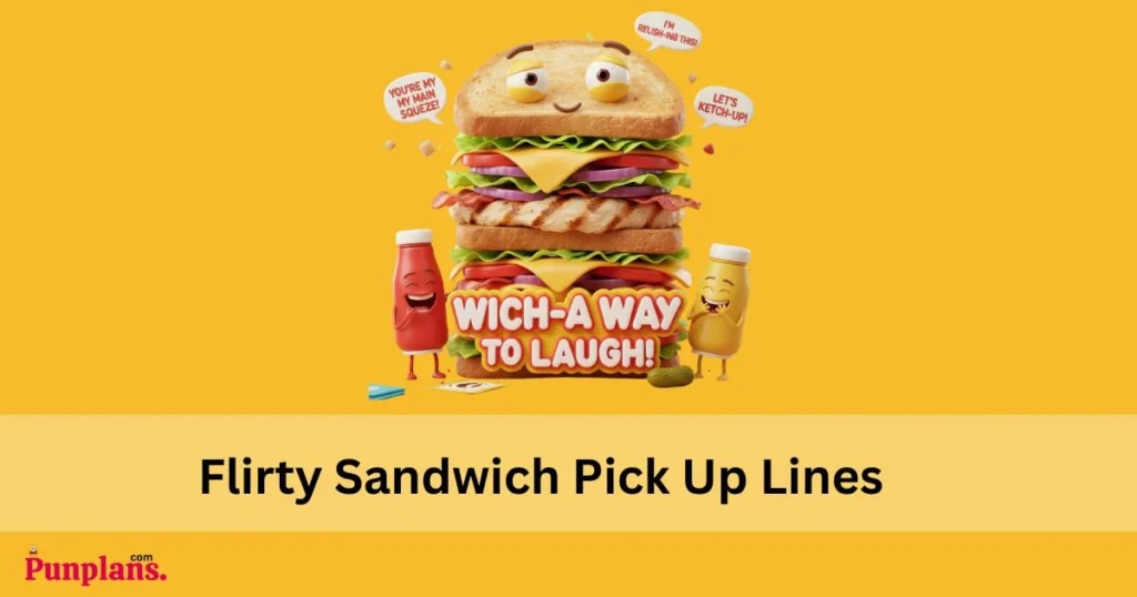 Flirty Sandwich Pick Up Lines