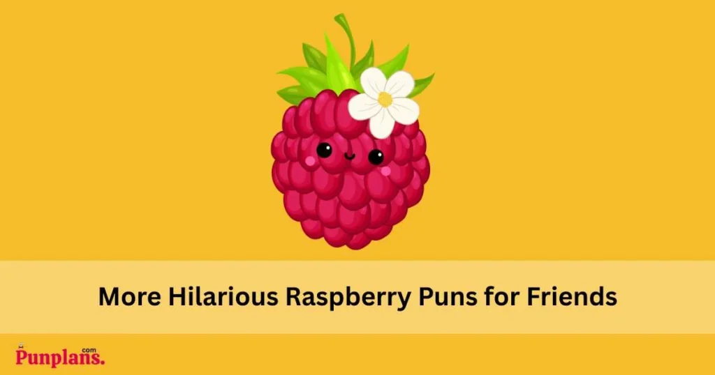 More Hilarious Raspberry Puns For Friends