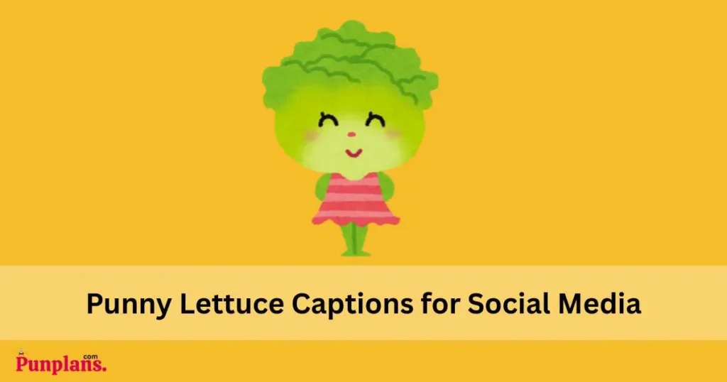 Punny Lettuce Captions For Social Media