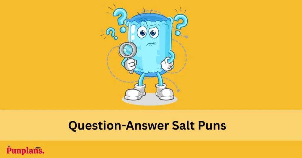 Question Answer Salt Puns