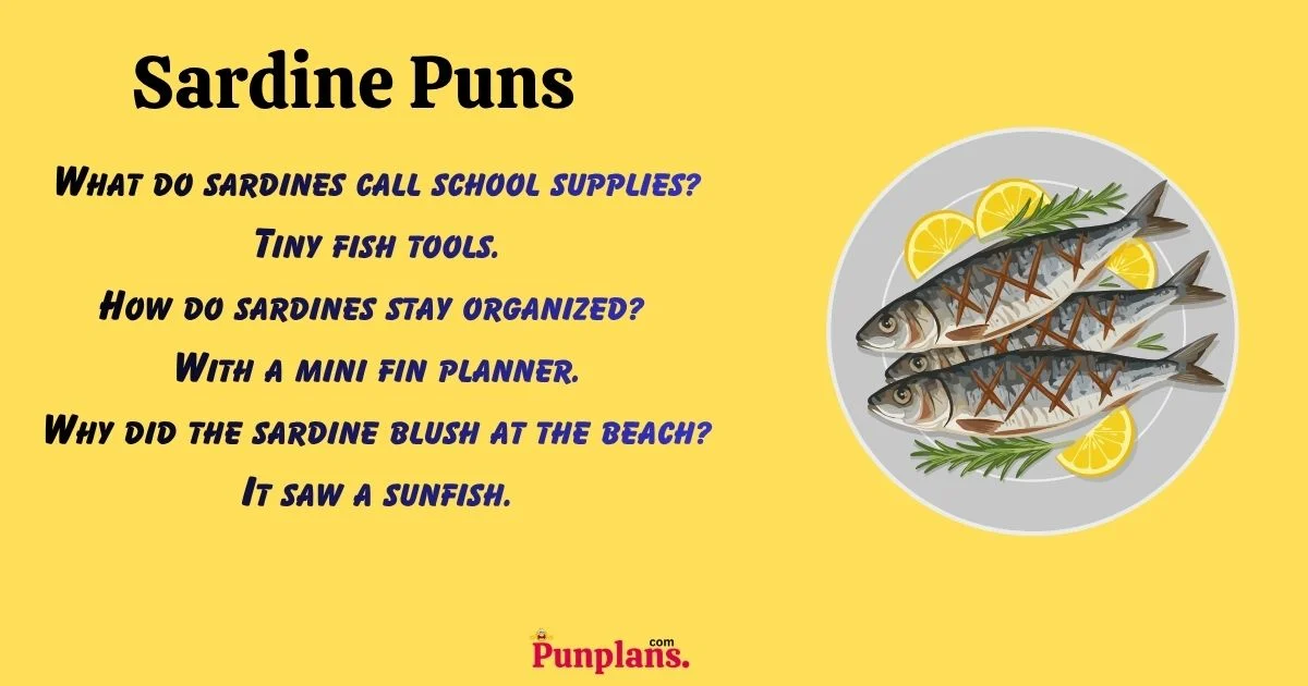Sardine Puns