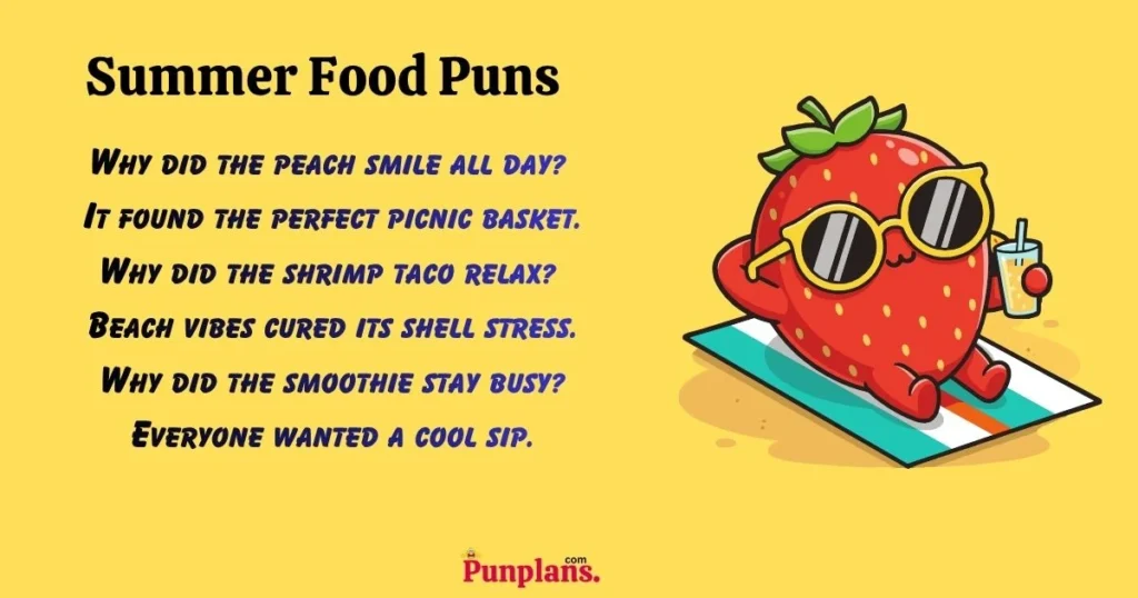 Summer Food Puns