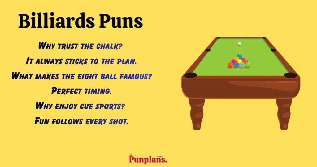 Billiards Puns