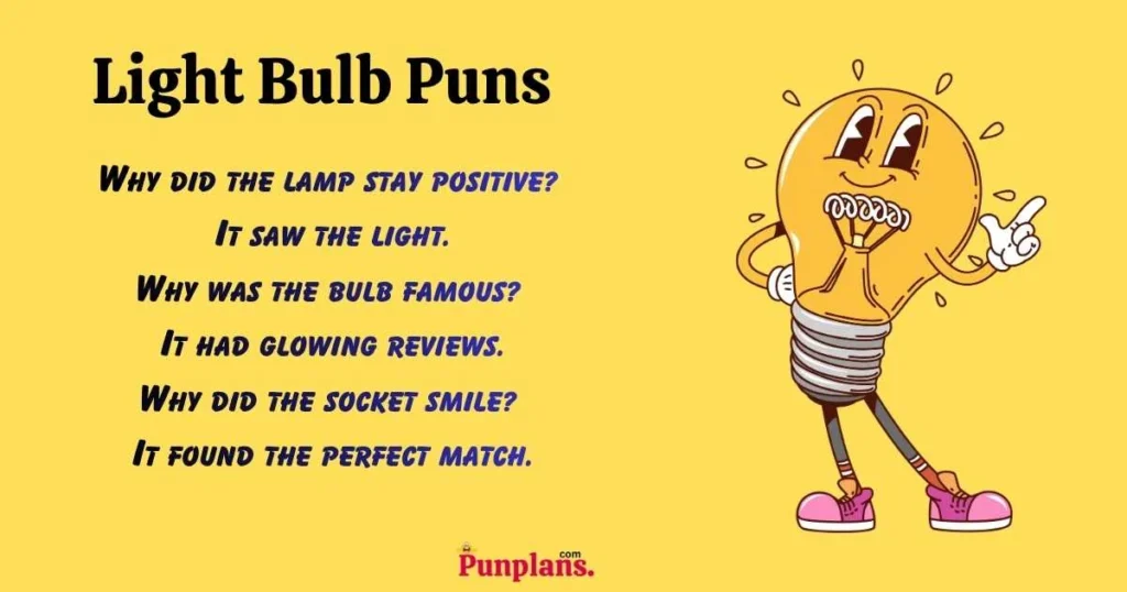 Light Bulb Puns