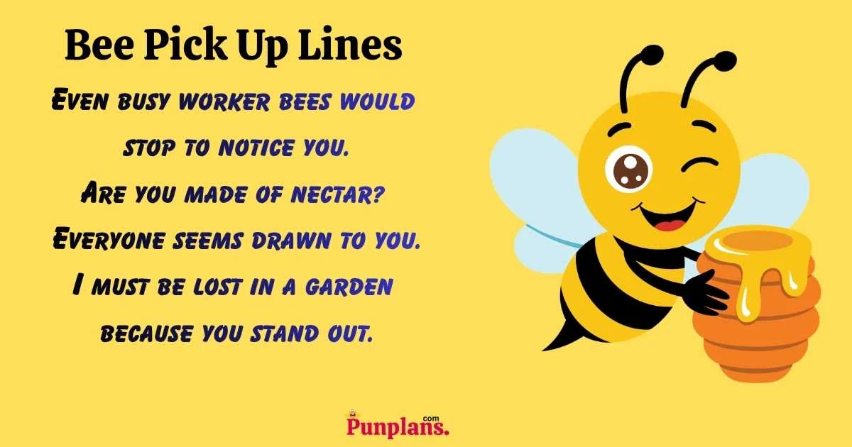 Bee Pick Up Lines