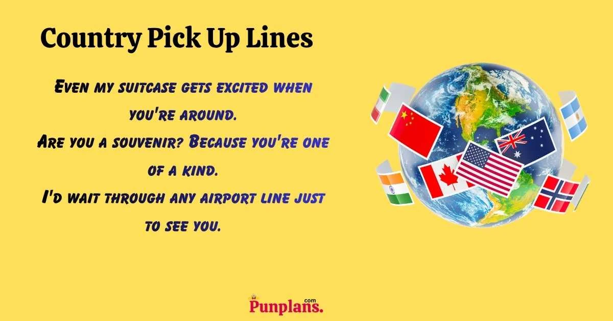 Country Pick Up Lines